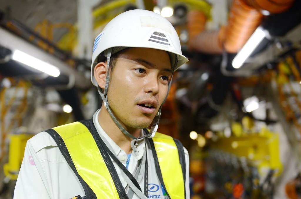 Ayumn Nakao, a Japanese engineer working on the first metro line in Ho Chi Minh City. Photo: Tuoi Tre
