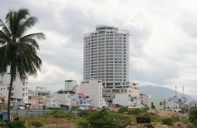 A condo tel is seen in Nha Trang, Khanh Hoa Province, located in south-central Vietnam.