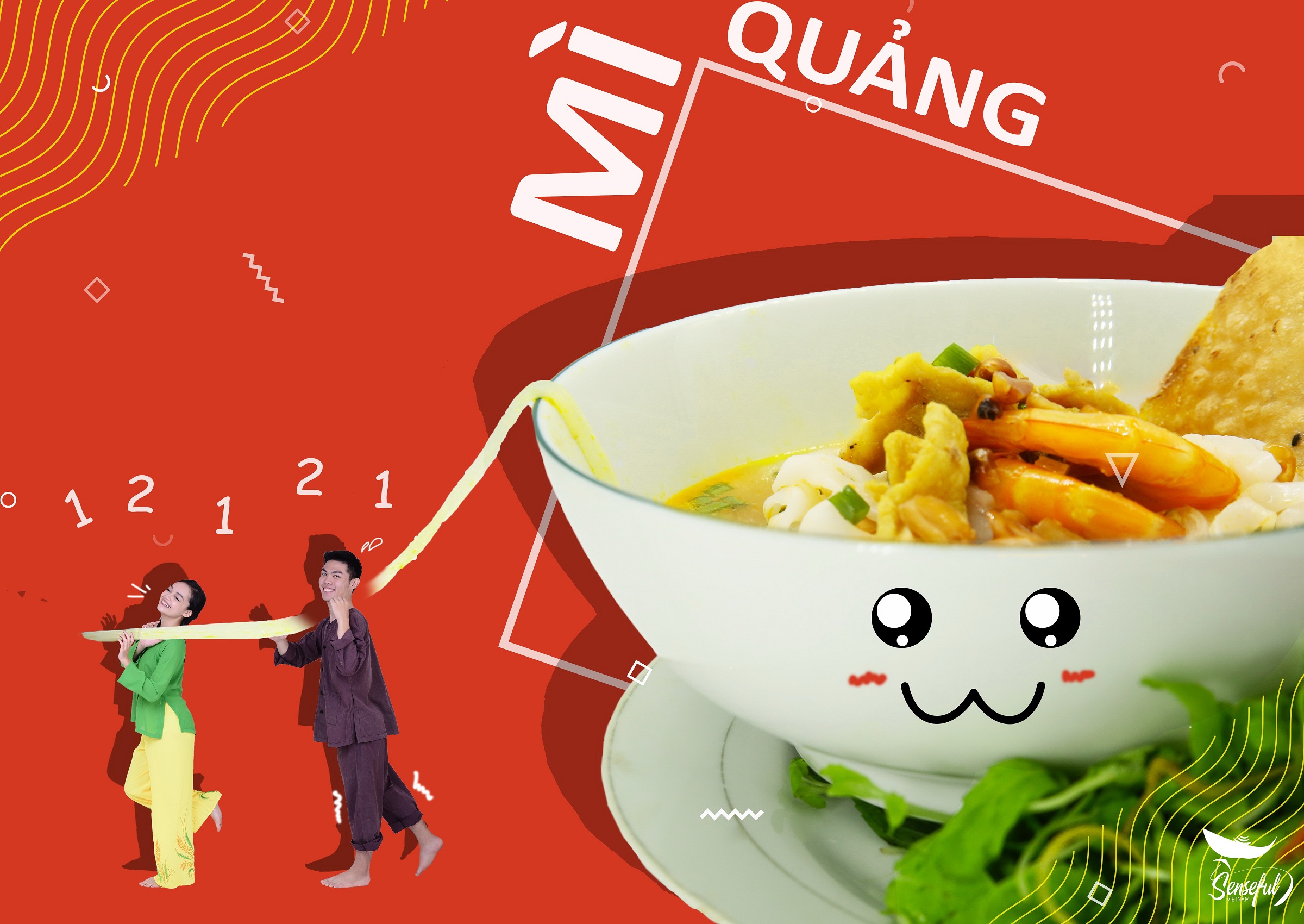 Mi Quang (Quang-style noodle soup)