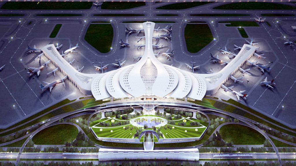 The selected design for Long Thanh International Airport.