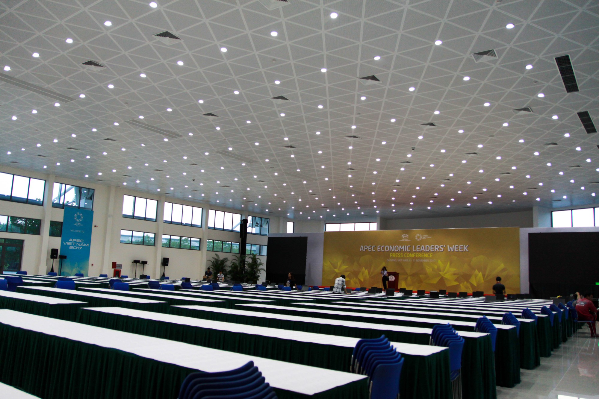 The large conference hall
