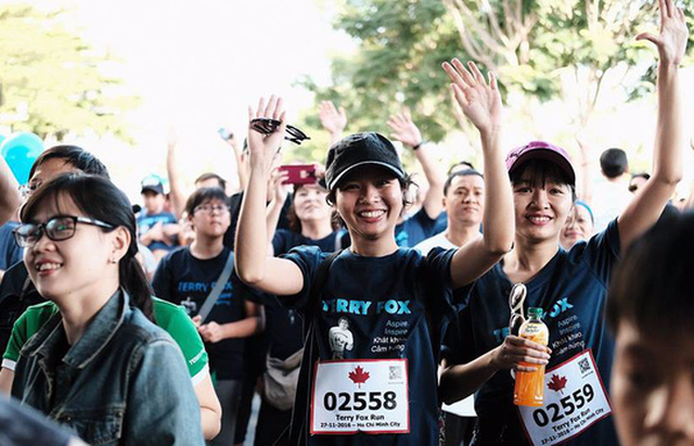 Ho Chi Minh City offers varied sports activities for young people. Photo: TERRY FOX RUN 2016