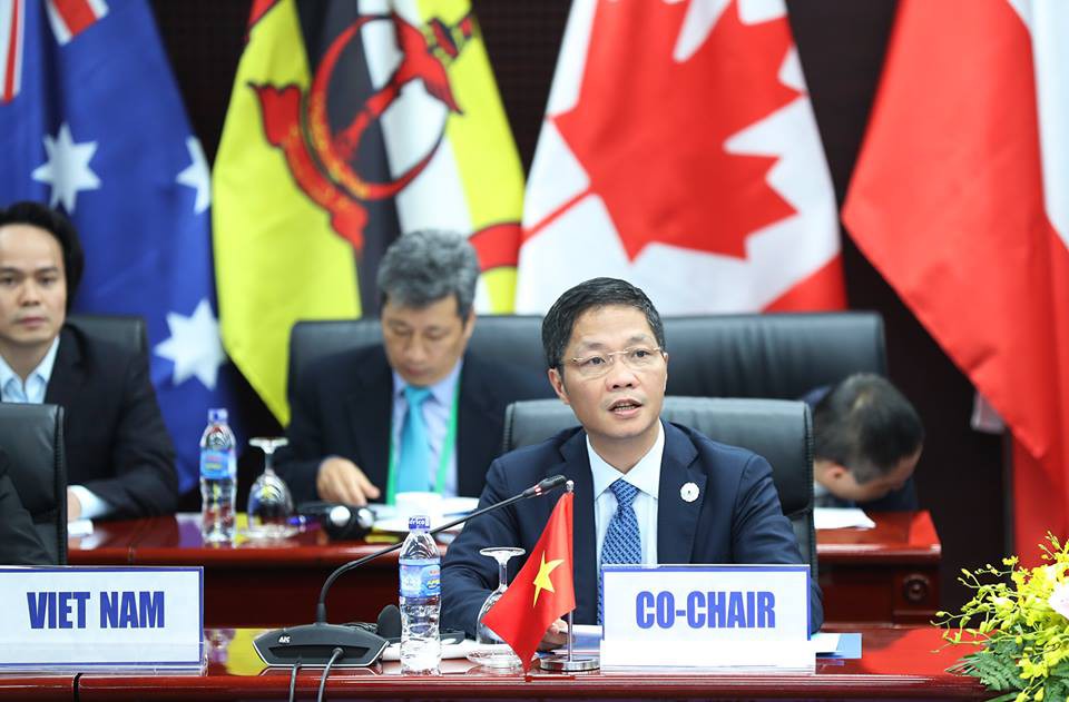 Vietnamese Minister of Industry and Trade Tran Tuan Anh is pictured at a TPP negotiation in Da Nang, Vietnam. Photo: Tuoi Tre