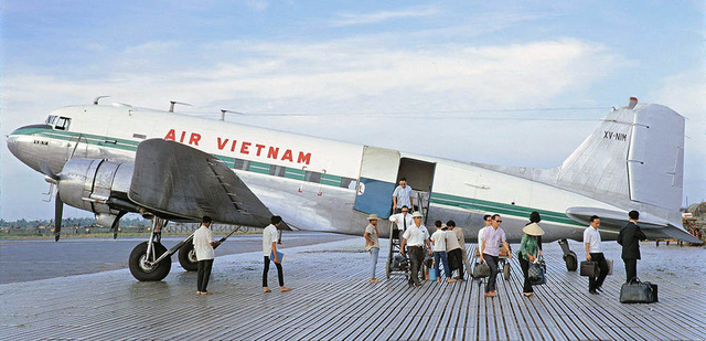 After April 30, 1975, DC3 was one of the Air Vietnam, a carrier active under the former Saigon regime, utilized as a passenger plane by the Civil Aviation Administration of Vietnam.