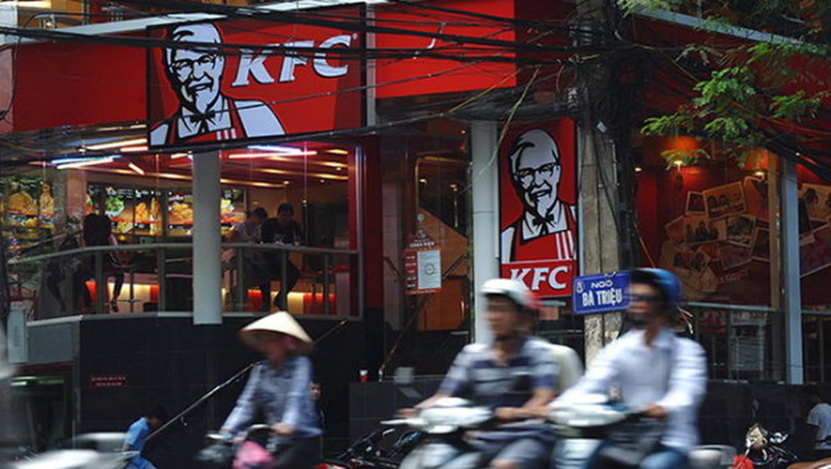 A KFC restaurant in Hanoi. Photo: Tuoi Tre