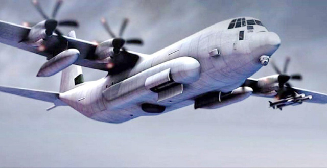 A C130 similar to the plane stolen by Tieu Khanh Nha.