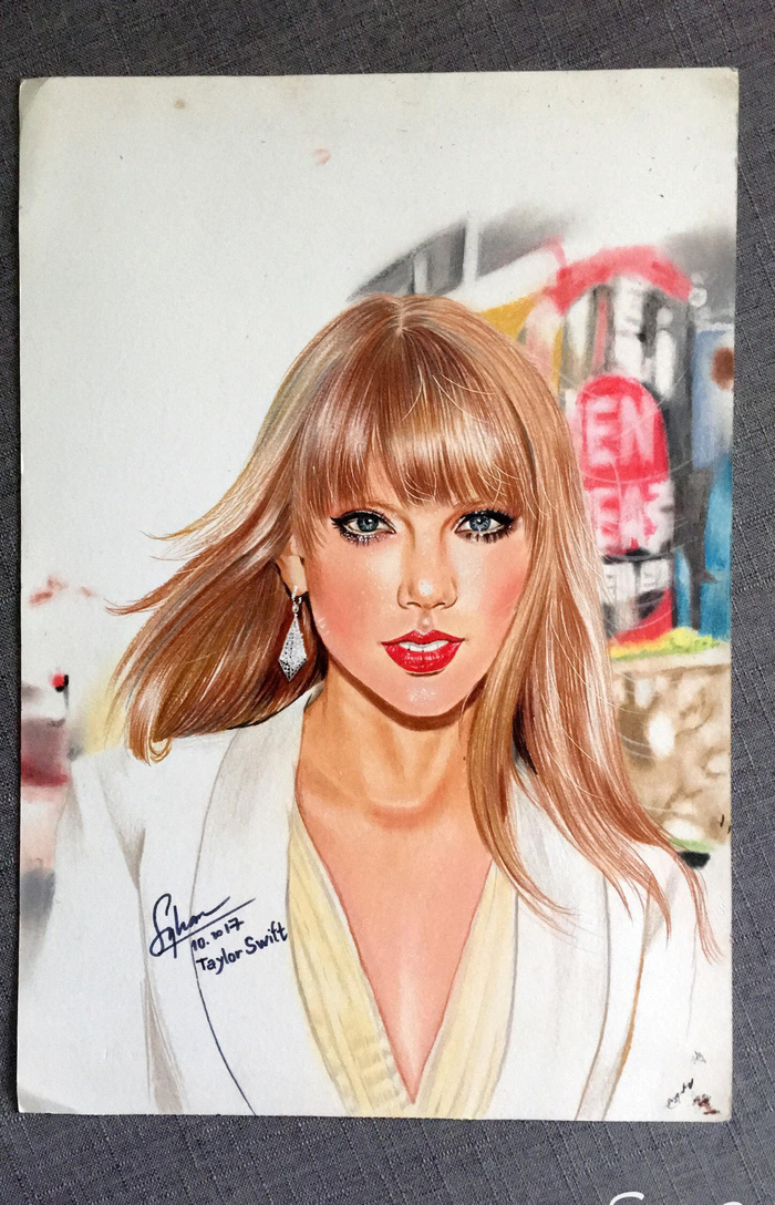 American singer-songwriter Taylor Swift. Courtesy of Sy