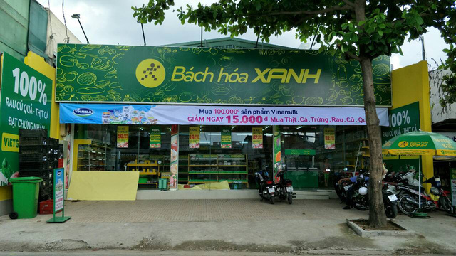 A Bach Hoa Xanh outlet is seen in Ho Chi Minh City. Photo: Tuoi Tre