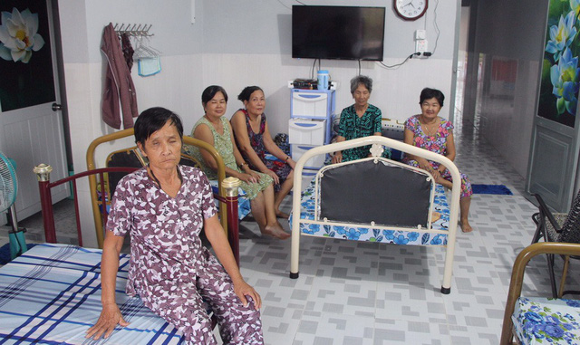 The all-female elderly group in the Common House in Can Tho City, southern Vietnam. Photo: Tuoi Tre