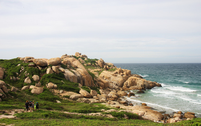 The Fairy beach with gorgeous rocks. Photo: Tuoi Tre