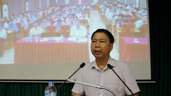 Nguyen Hong Lam, chairman of Quoc Oai District in Hanoi. Photo: Quoc Oai District Portal