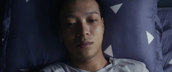 A scene from ‘Ting,’ a film about a Vietnamese man who commits suicide after being haunted by the notification sounds of his smartphone. Courtesy of the filmmakers