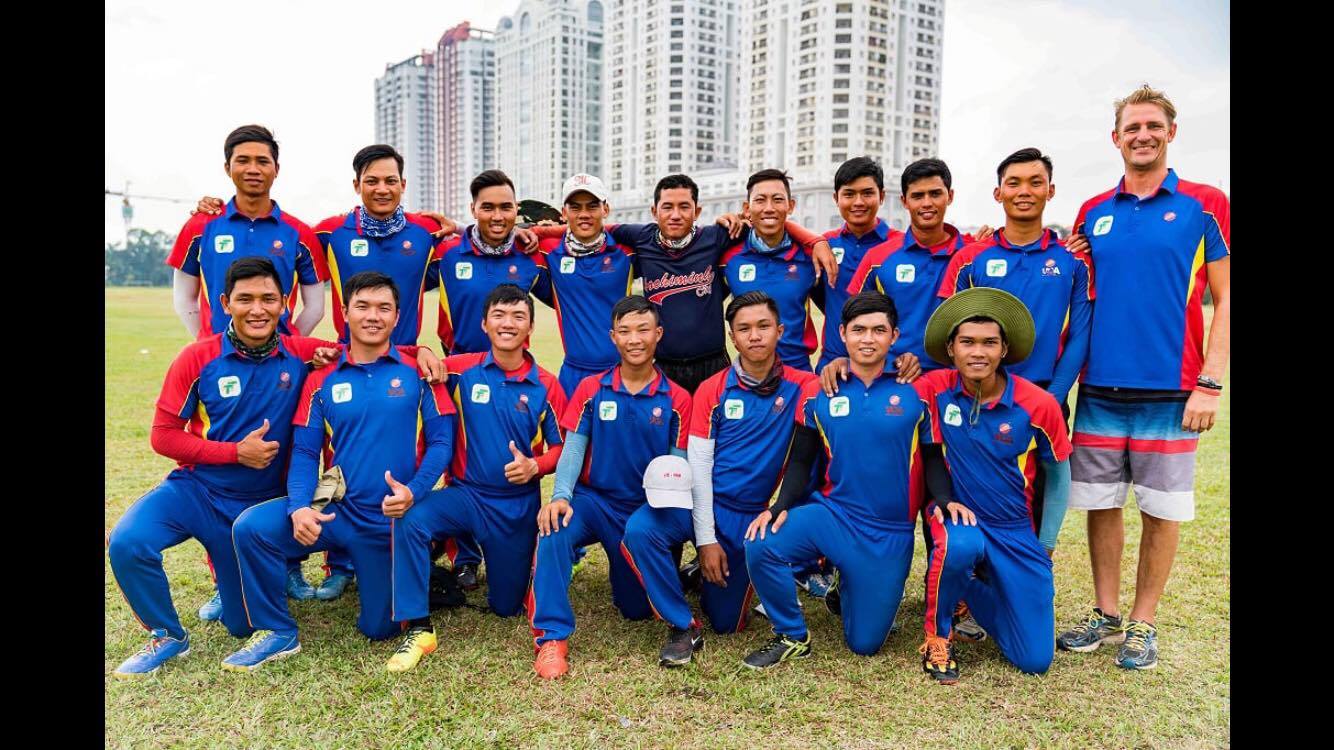 The Vietnam’s cricket team.