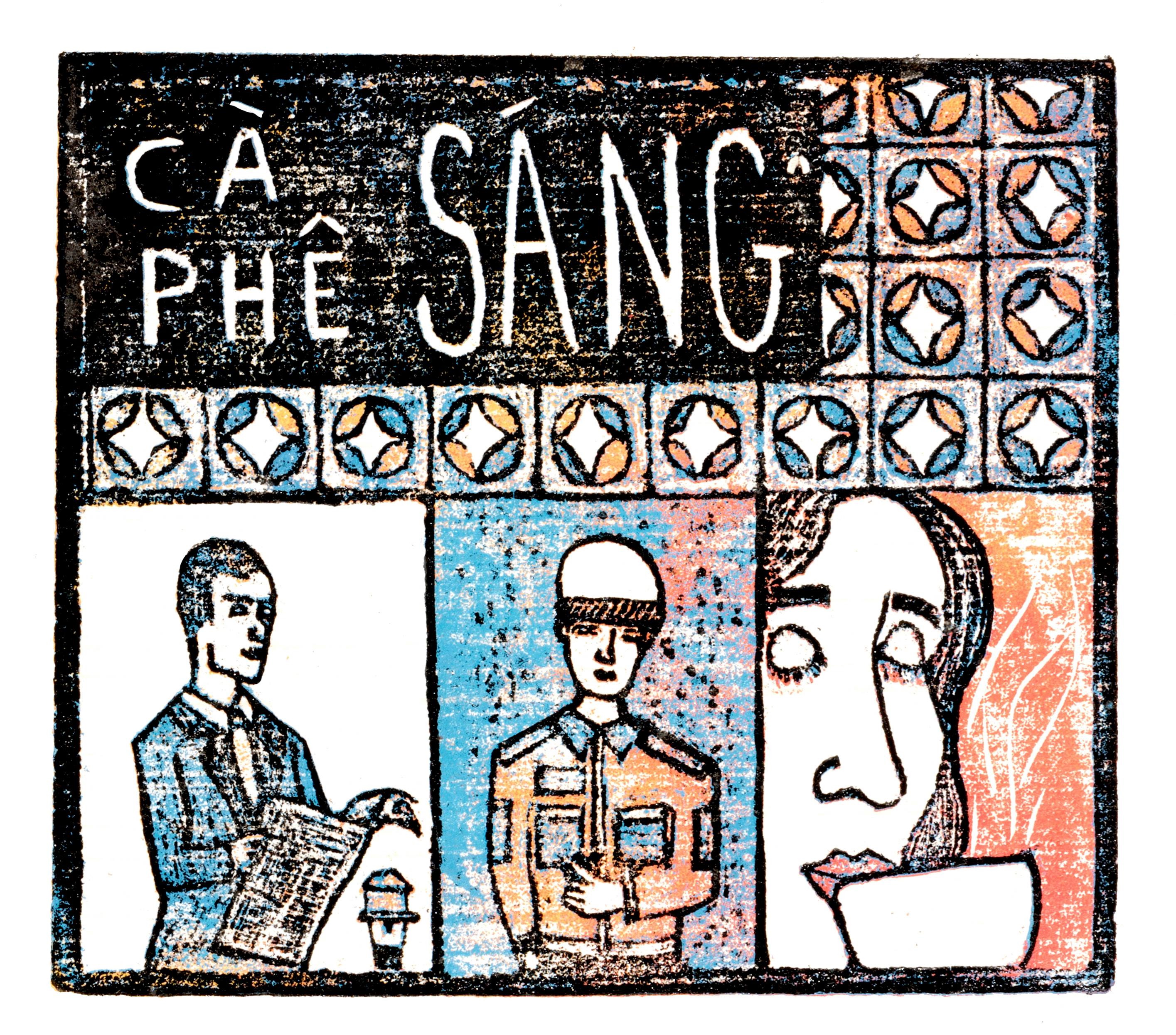 ‘Ca Phe Sang,’ a sample of work by Ho Chi Minh City based artists Jack Clayton. Photo: Supplied by the artist.