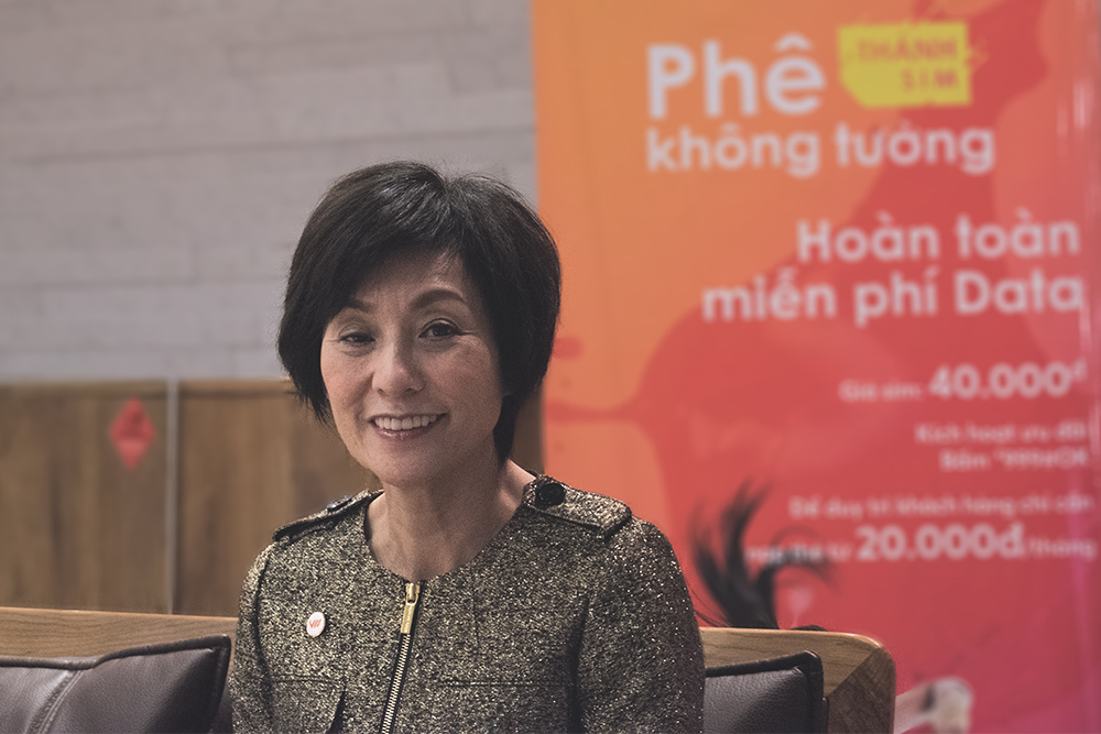 Elizabete Fong, general director of Vietnamobile. Photo: Tuoi Tre