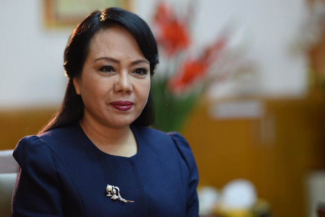 Nguyen Thi Kim Tien, Minister of Health of Vietnam. Photo: Tuoi Tre