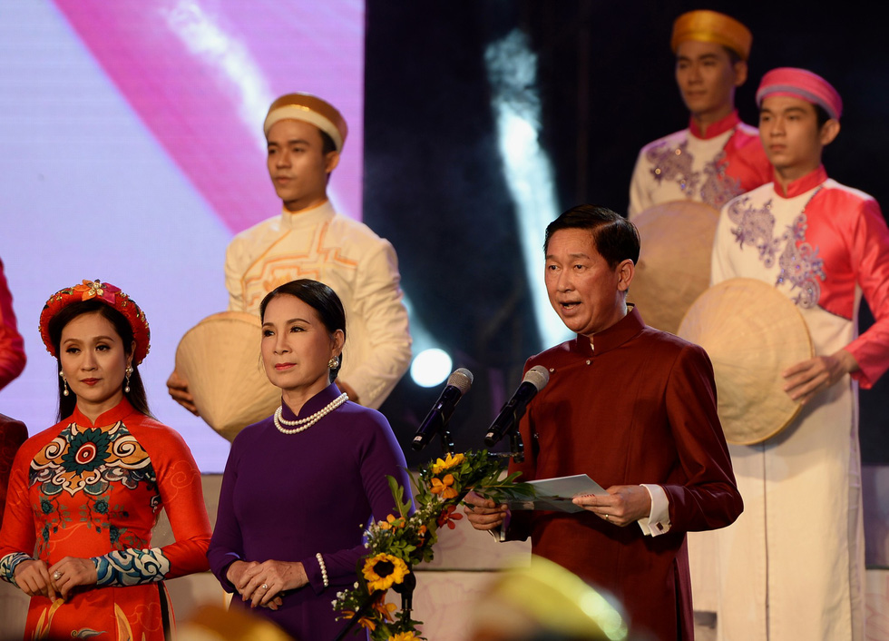 Tran Vinh Tuyen, vice- chairman of the Ho Chi Minh City People’s Committee, remarks at the ceremony of the event’s fifth edition. Photo: Tuoi Tre