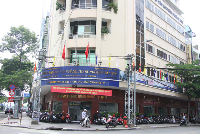 A campus of the Banking University of Ho Chi Minh City in District 1. Photo: Tuoi Tre