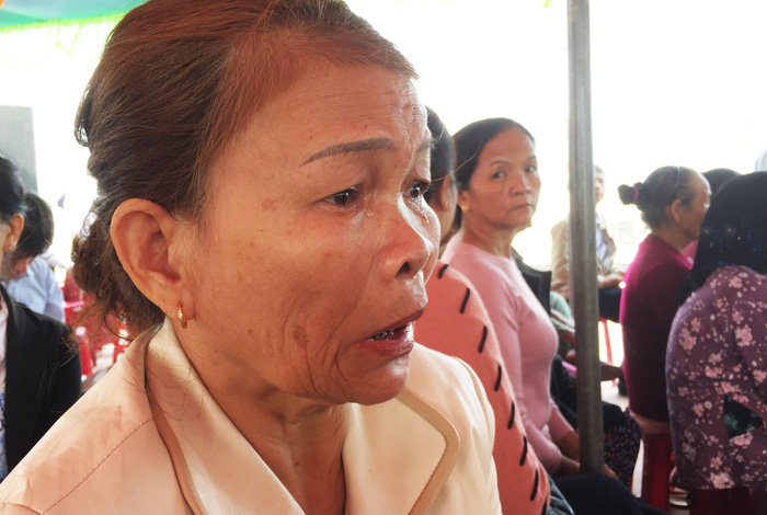 Dang Thi Kha, one of the survivors in the massacre which took place in 1968. Photo: Tuoi Tre
