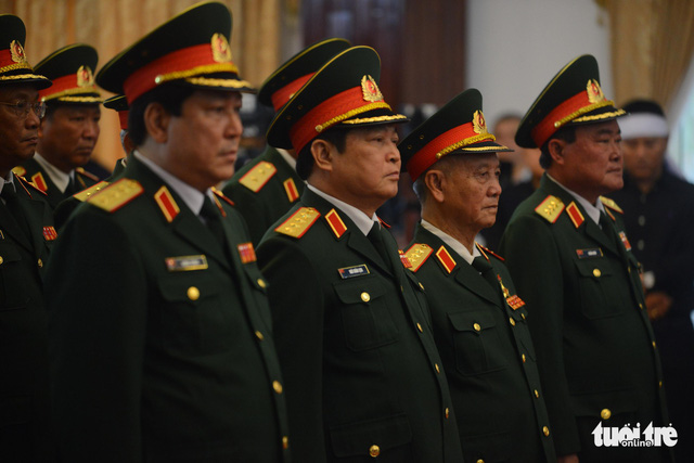 A delegation led by General Ngo Xuan Lich, Minister of National Defense, at the formal ceremony