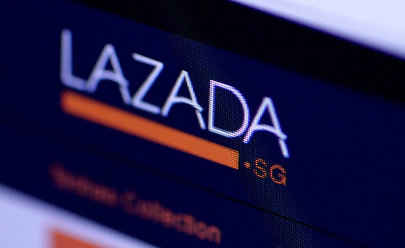 The Singapore Lazada website is seen in this illustration photo June 20, 2017. Photo: Reuters