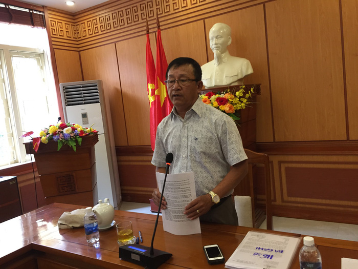 Nguyen Van Dung, chairman of Hoi An City. Photo: Tuoi Tre