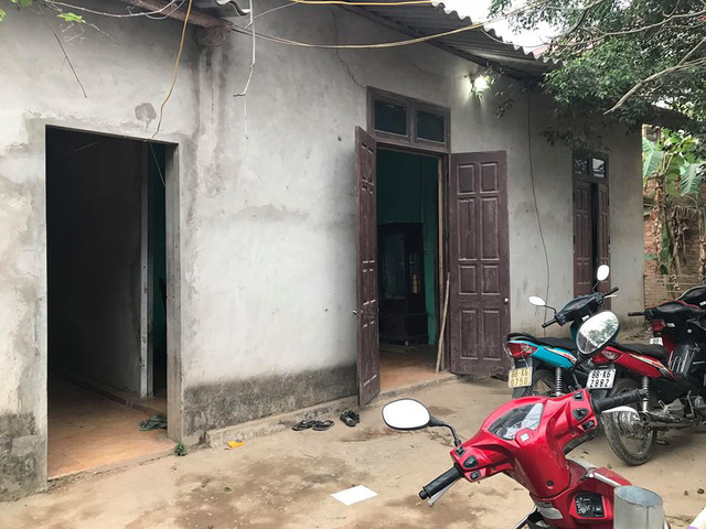 The house in Vinh Phuc Province where an eight-year-old boy was killed allegedly by Nguyen Khanh Hung and Nguyen Van Thao, April 14, 2018. Photo: Tuoi Tre