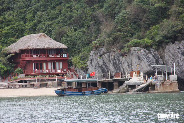 A building is seen on an island of Cat Ba National Park, of Hai Phong City, Vietnam. Video: Tuoi Tre