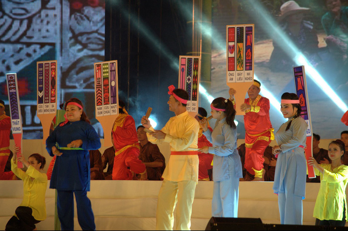 Bai Choi performances at the ceremony. Photo: Tuoi Tre