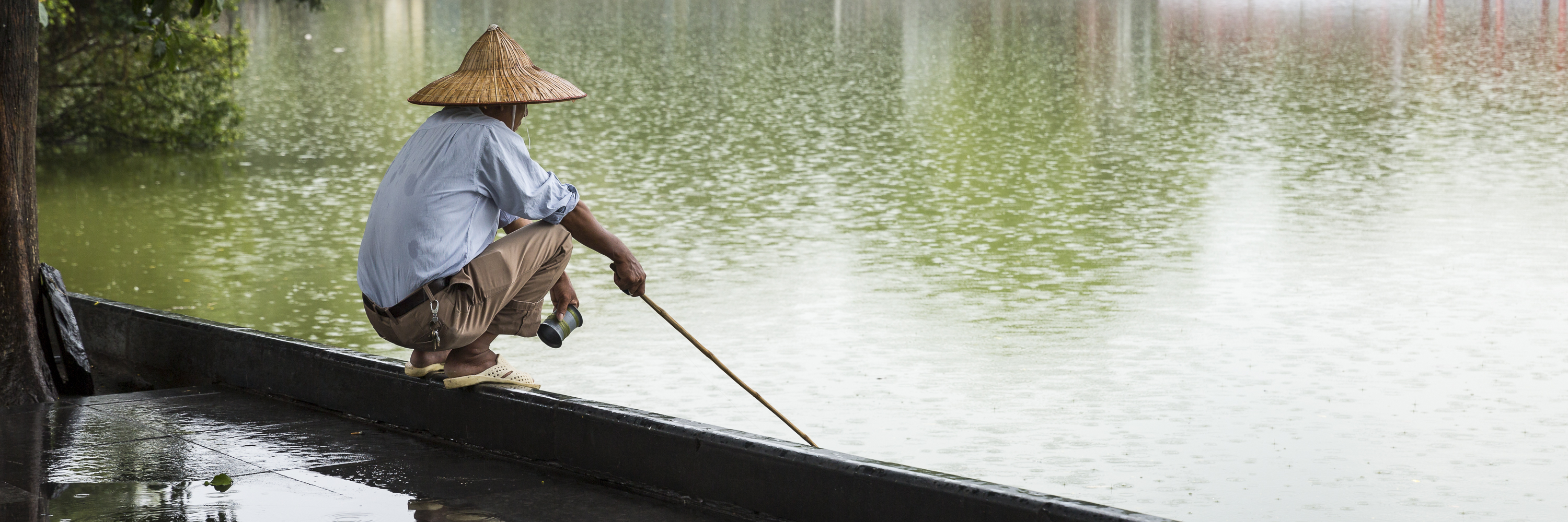 Man Fishing. Photo: Neil Featherstone