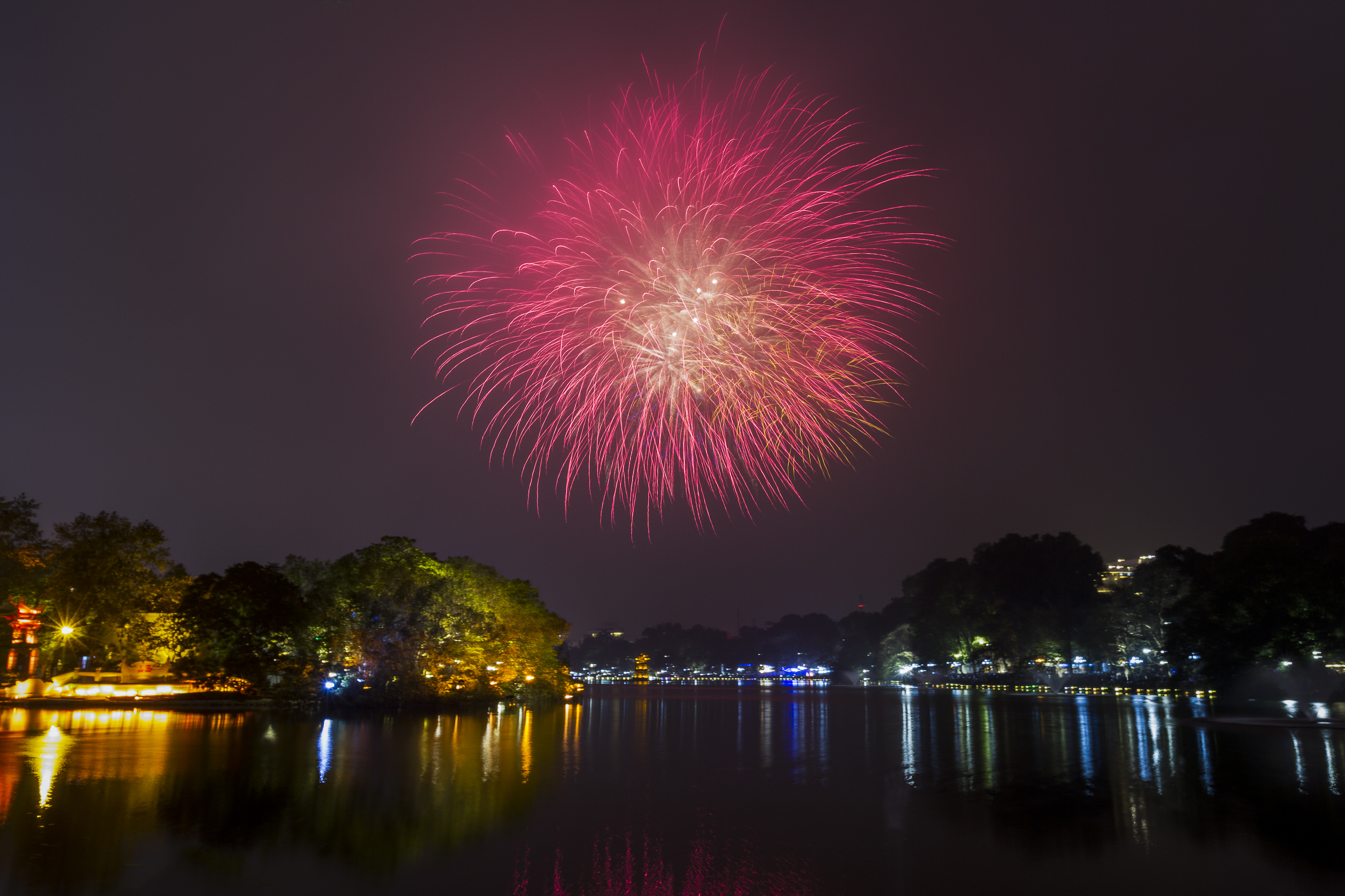 Tet Fireworks. Photo: Neil Featherstone