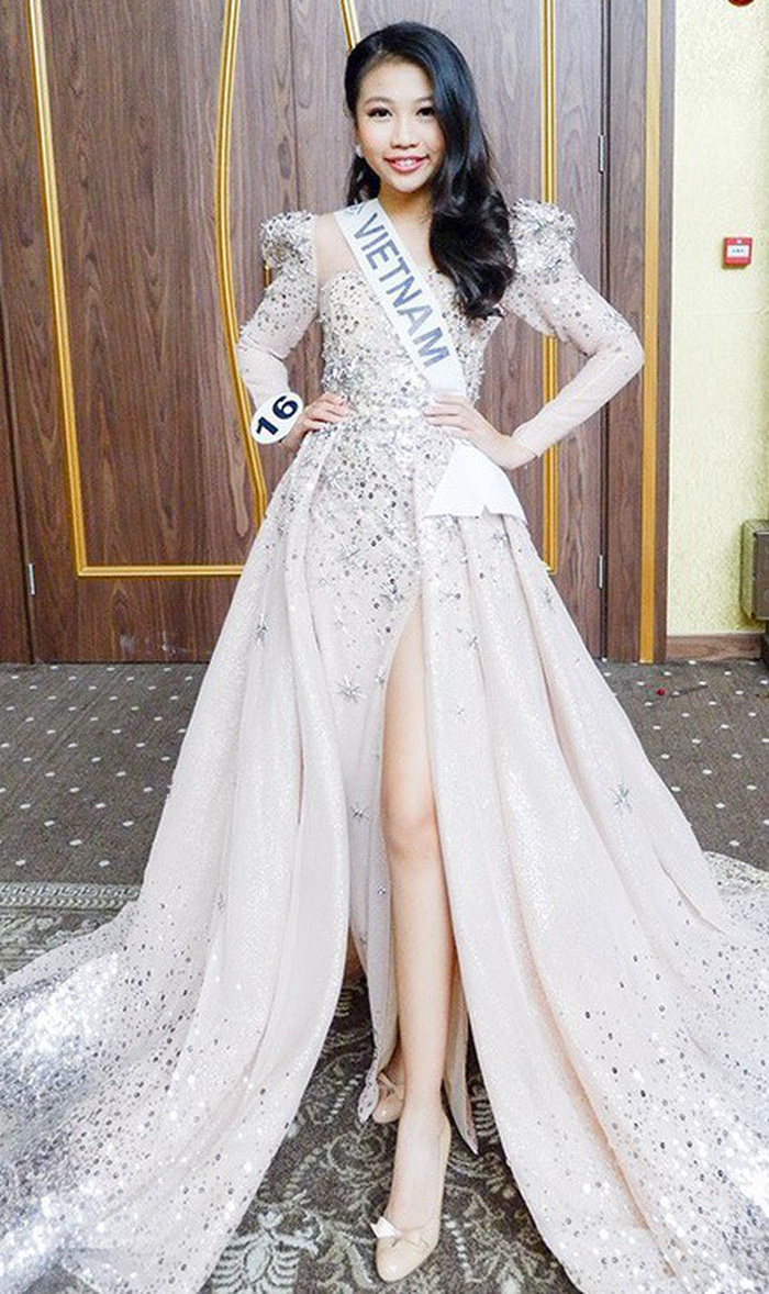 Ngoc Lan Vy is seen at the Little Miss Universe in Antalya, Turkey in this supplied photo.