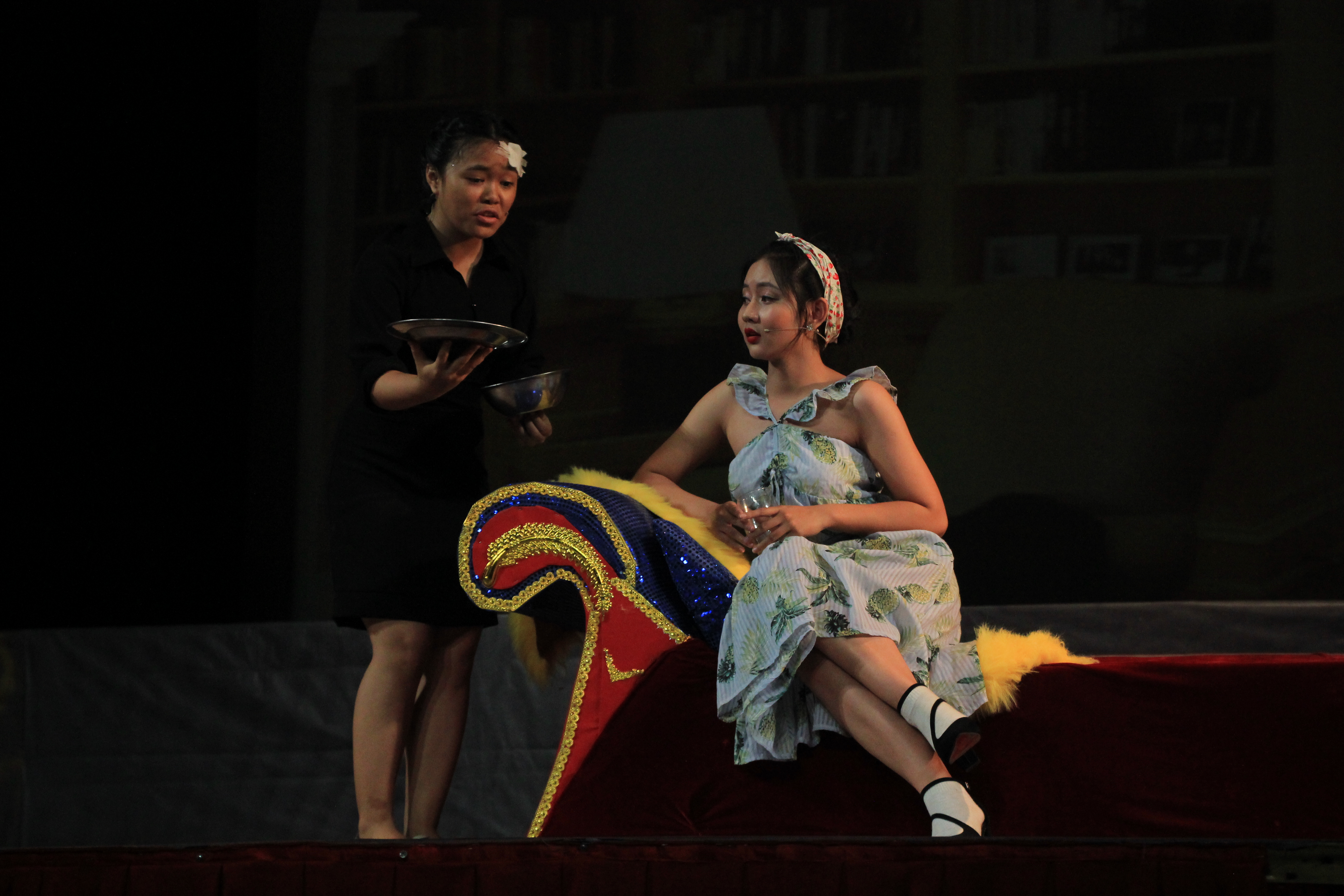 Students perform the drama The Help as part of the Theater in Education program in 2017. Photo: Dong Nguyen/ Tuoi Tre News