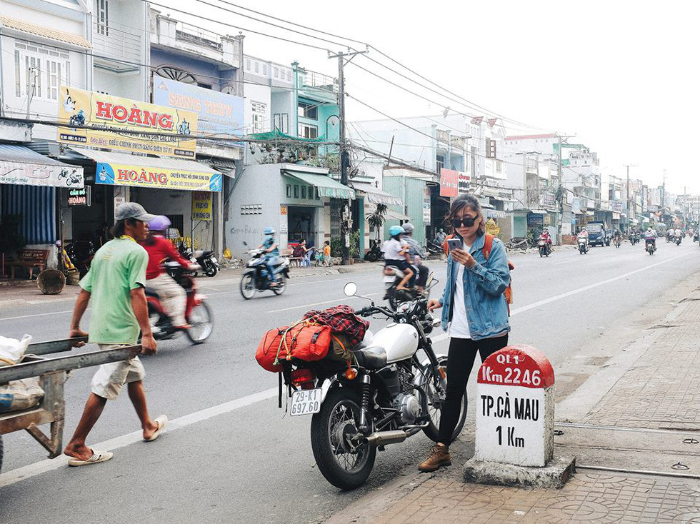 Yen checks in Ca Mau, Vietnam’s southernmost province.