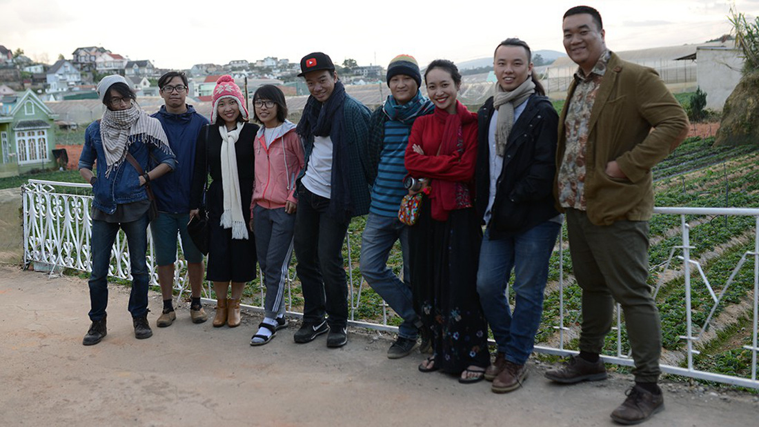 The production team Duoc Moi is seen in this photo provided to Tuoi Tre.