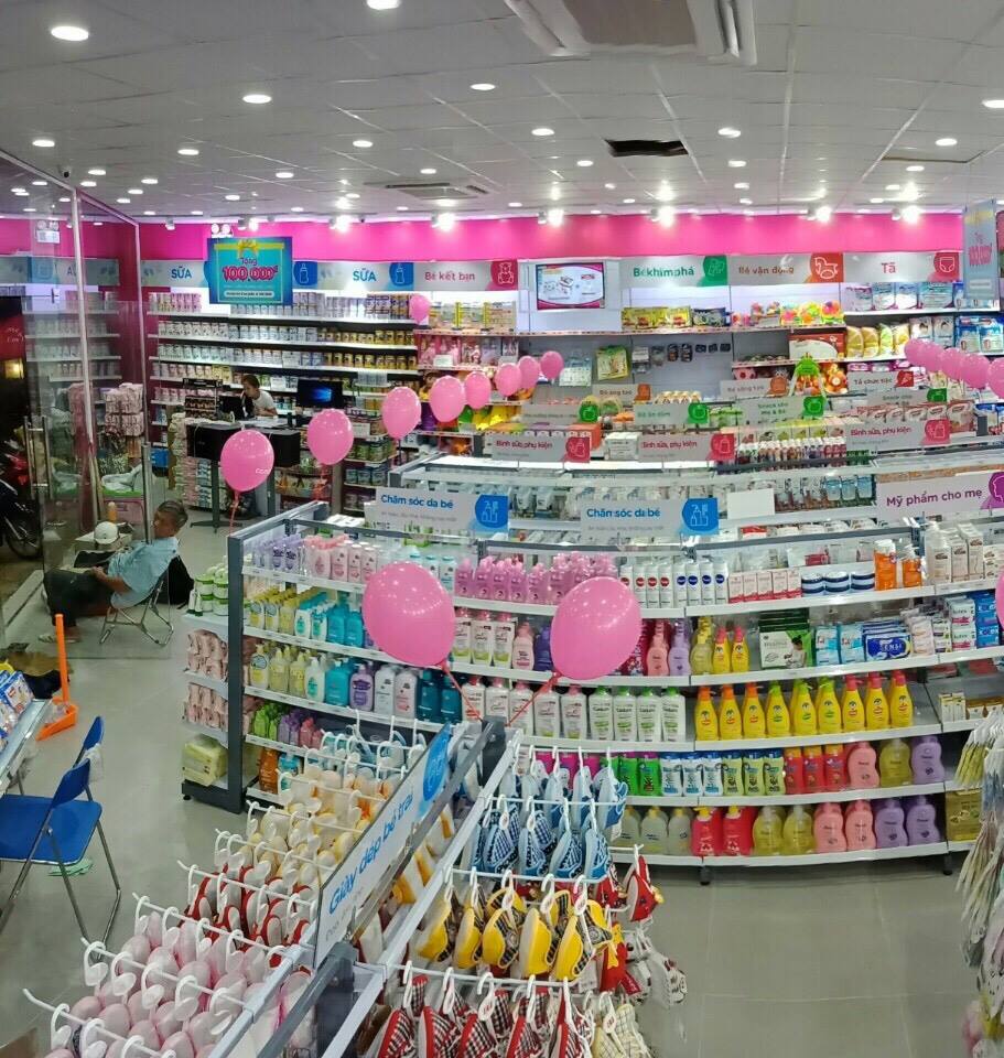 Inside a Con Cung store.
