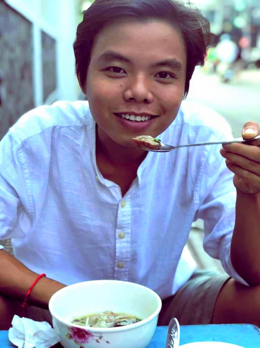 Vietnamese travel blogger Tran Viet Anh in a photo he provided Tuoi Tre News