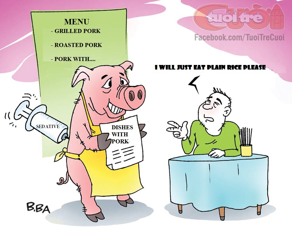 ​Cartoon: Sedated Pork in Vietnam