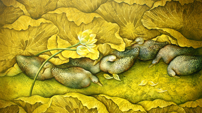 The single-minded lotus artist