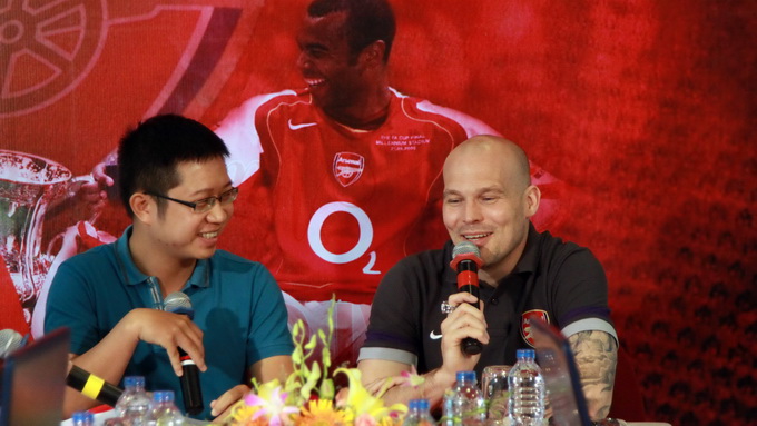 Ljungberg says moved by Vietnamese fans’ amazing reception