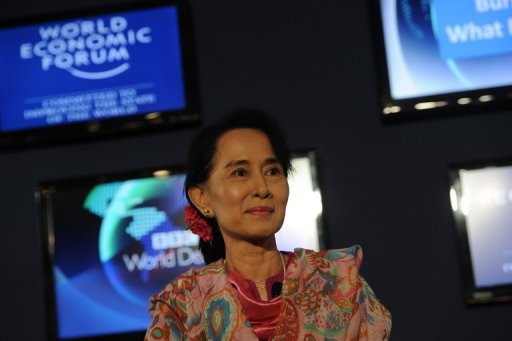 Suu Kyi in Germany hopes Myanmar can overcome strife