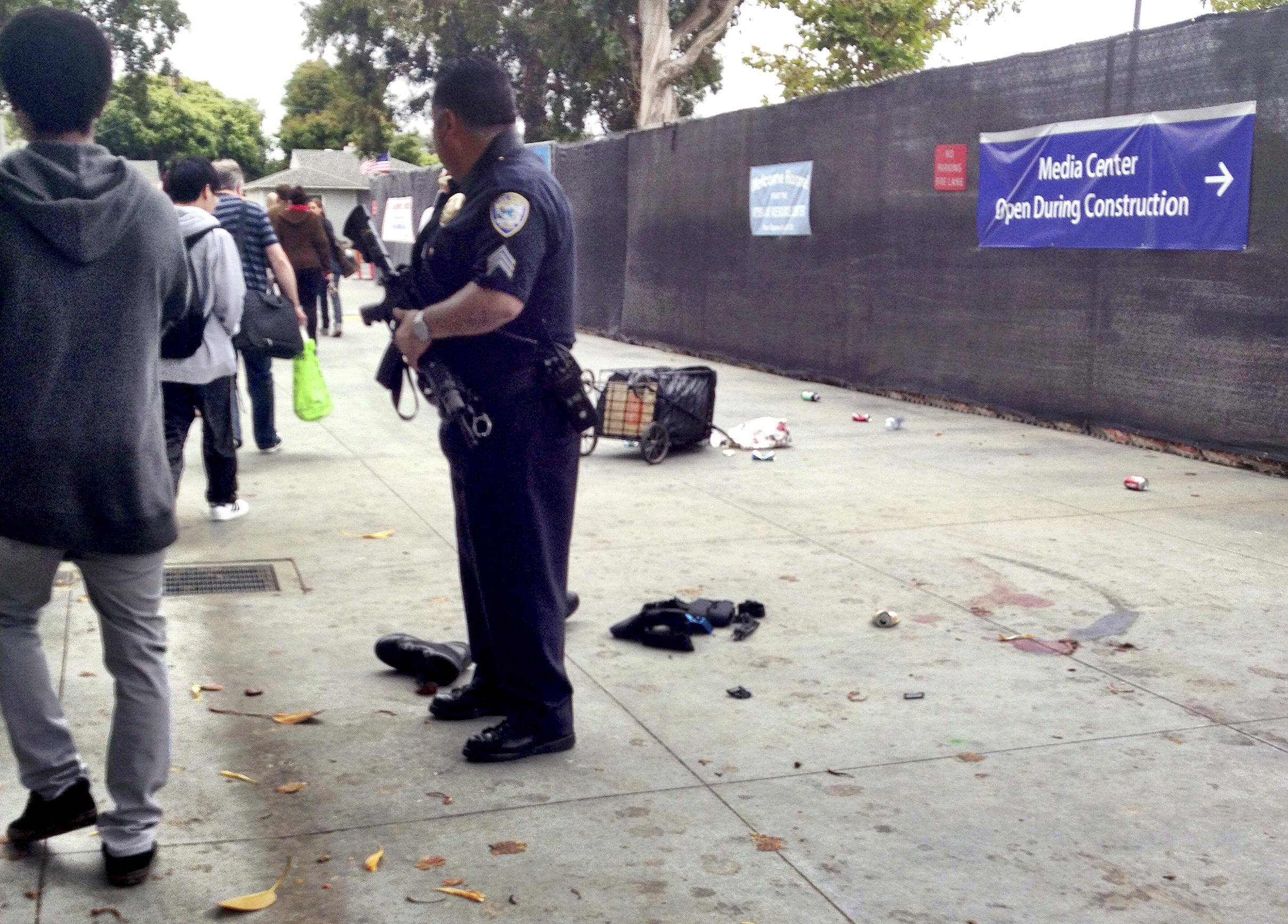 Gunman shot dead by police after 6 die in California shooting spree