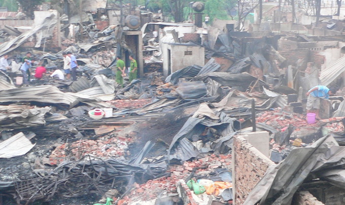 78 houses in An Giang burn in fire