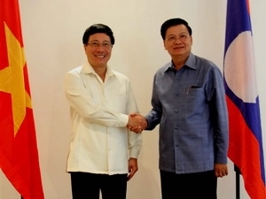 Vietnamese FM visits Laos, boosting border cooperation