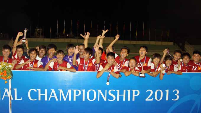 Vietnam claim U-14 girls’ regional football title