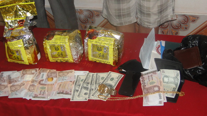 Two Laotians caught with 3 kg of drug