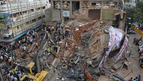 Twelve killed in India building collapse: police