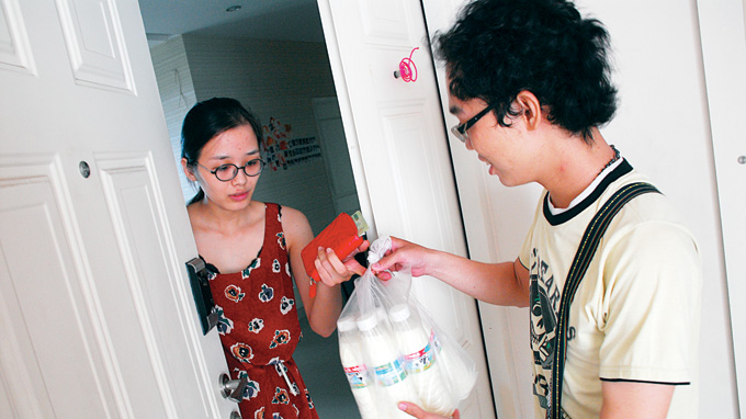 Raw milk delivered directly to home in HCMC