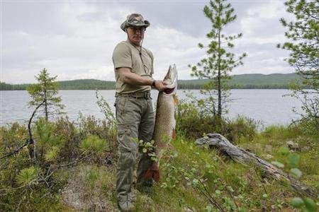 Russians smell something fishy in Putin's latest stunt