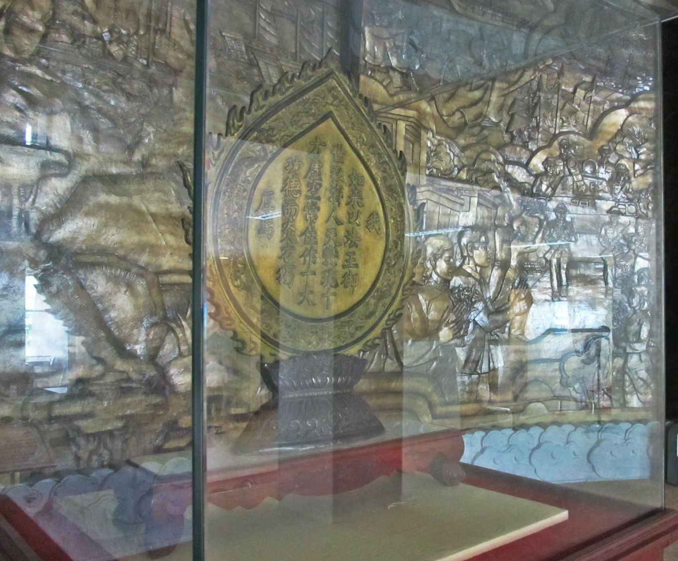 Buddhist antiques on display in Da Nang